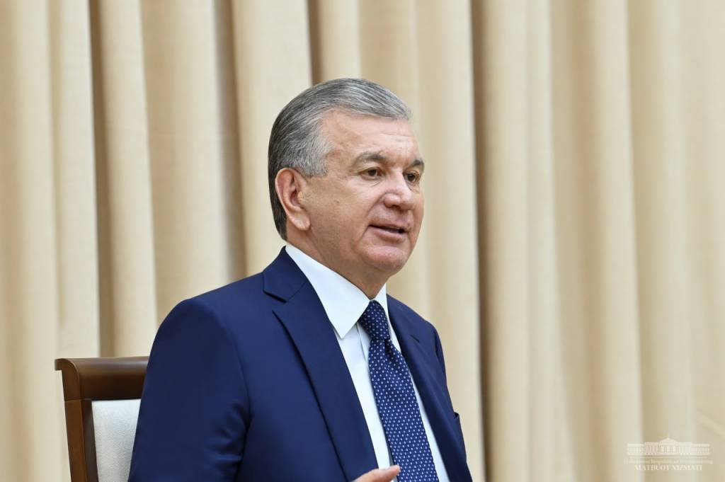 President Shavkat Mirziyoyev arrived in Uzbekistan&rsquo;s Kashkadarya region on April 21.